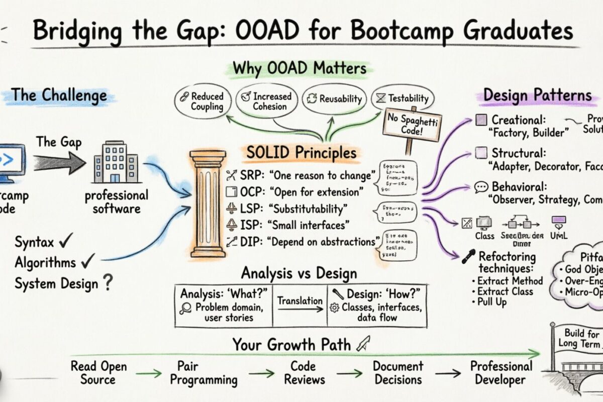 OOAD指南：弥合差距：面向训练营毕业生的OOAD