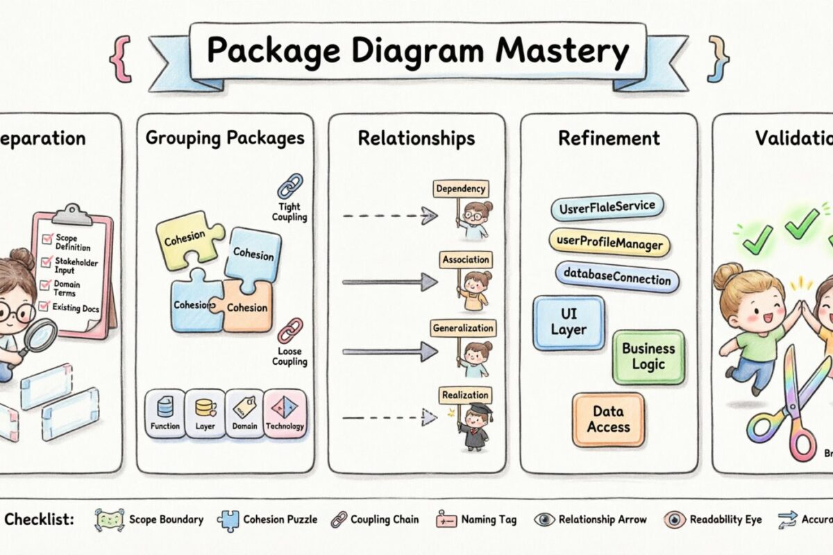 Schritt-für-Schritt-Anleitung: Erstellen klarer Paketdiagramme von Grund auf
