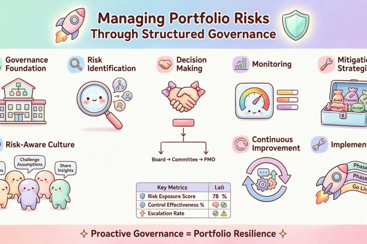 Projektmanagement-Leitfaden: Verwaltung von Portfoliorisiken durch strukturierte Governance