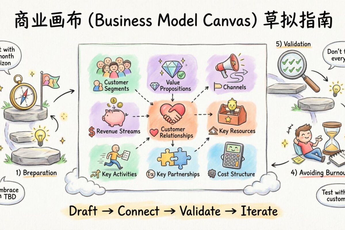 Tutorial: Erstellen Sie Ihre erste Business Model Canvas, ohne sich zu sehr zu belasten