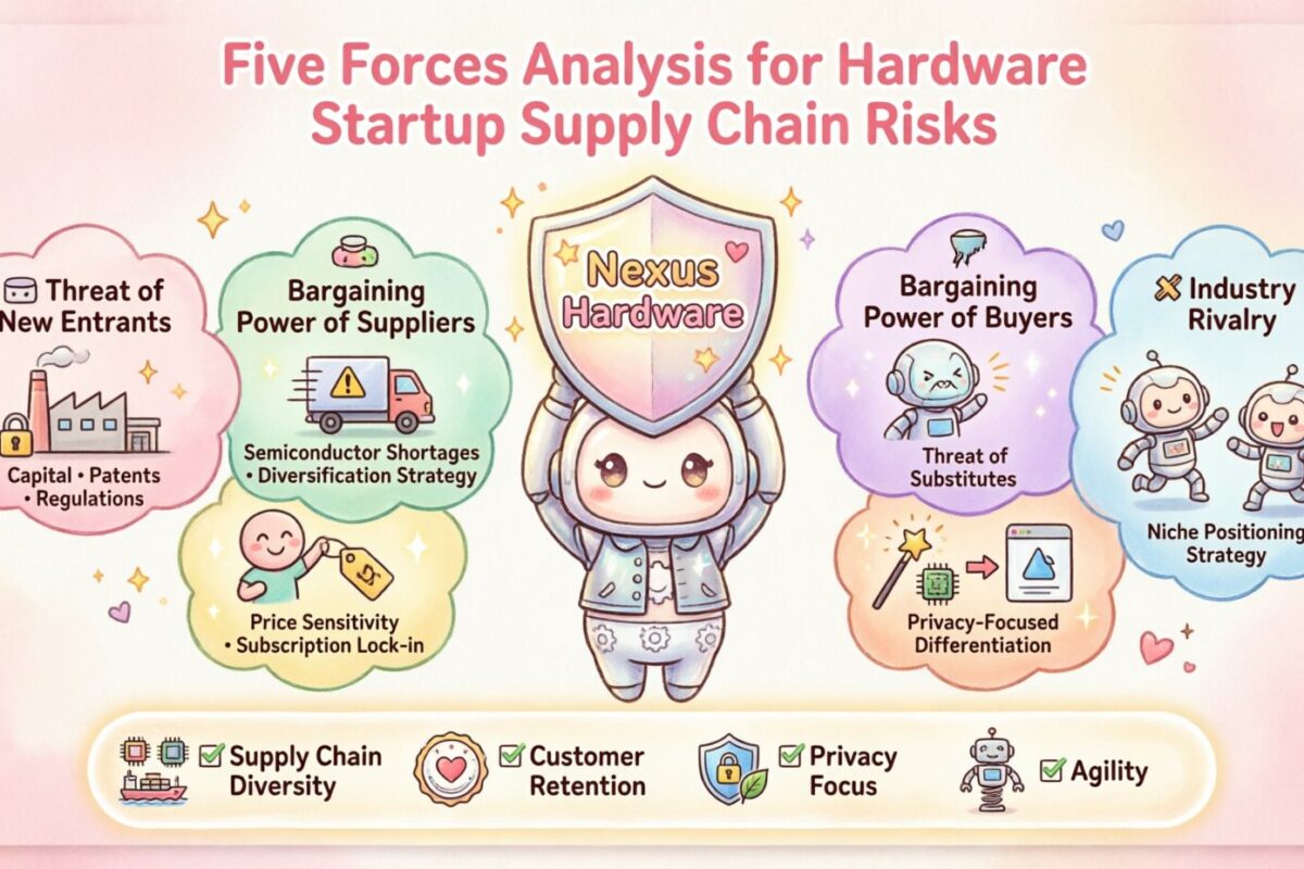 Fallstudie zur Fünf-Kräfte-Analyse: Ein Hardware-Startup, das Lieferkettenrisiken bewältigt