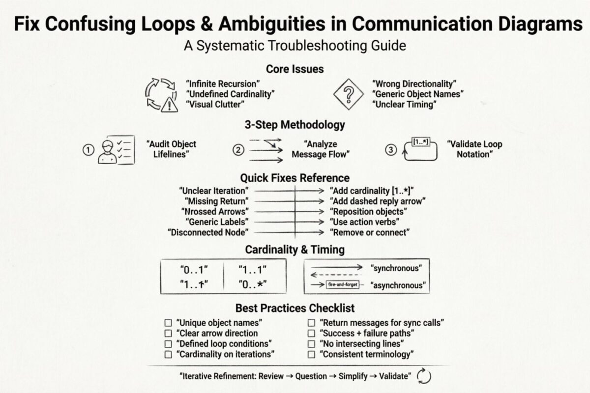 Problembehebung: Beheben verwirrender Schleifen und Mehrdeutigkeiten in Ihren Diagrammen Problembehebung: Beheben verwirrender Schleifen und Mehrdeutigkeiten in Ihren Diagrammen