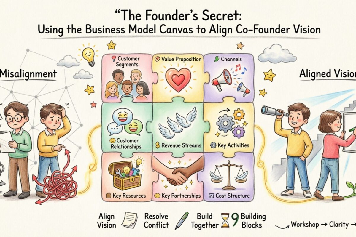 El secreto del fundador: utilizar el Canvas del Modelo de Negocio para alinear la visión de los cofundadores El secreto del fundador: utilizar el Canvas del Modelo de Negocio para alinear la visión de los cofundadores