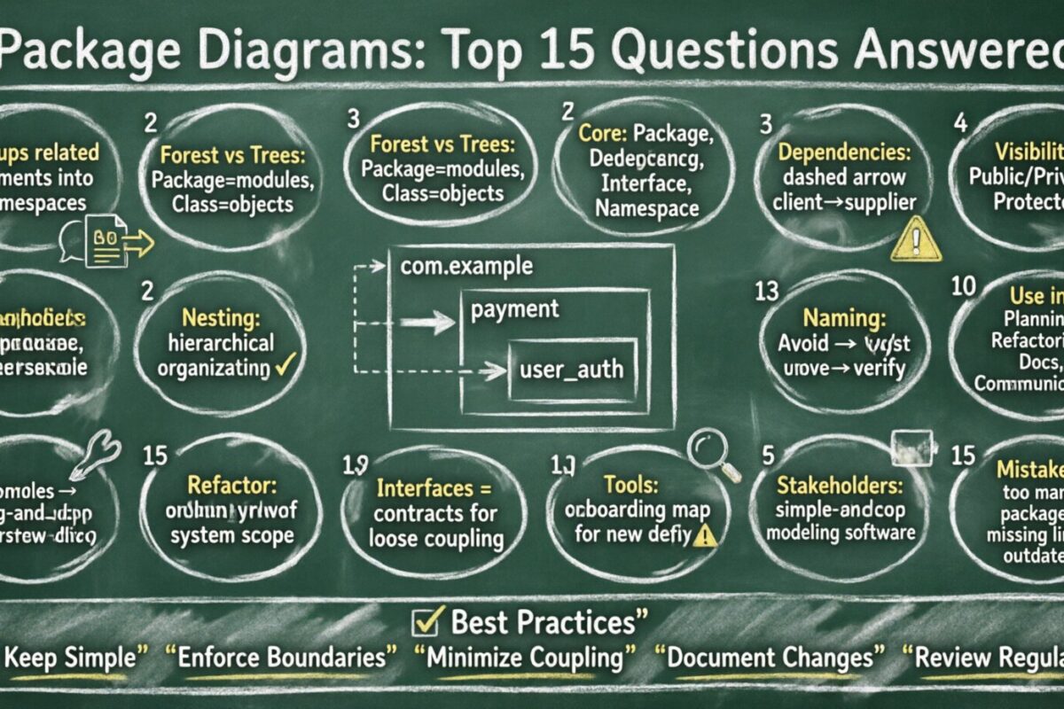 P&R: Las 15 preguntas más importantes sobre diagramas de paquetes respondidas por expertos