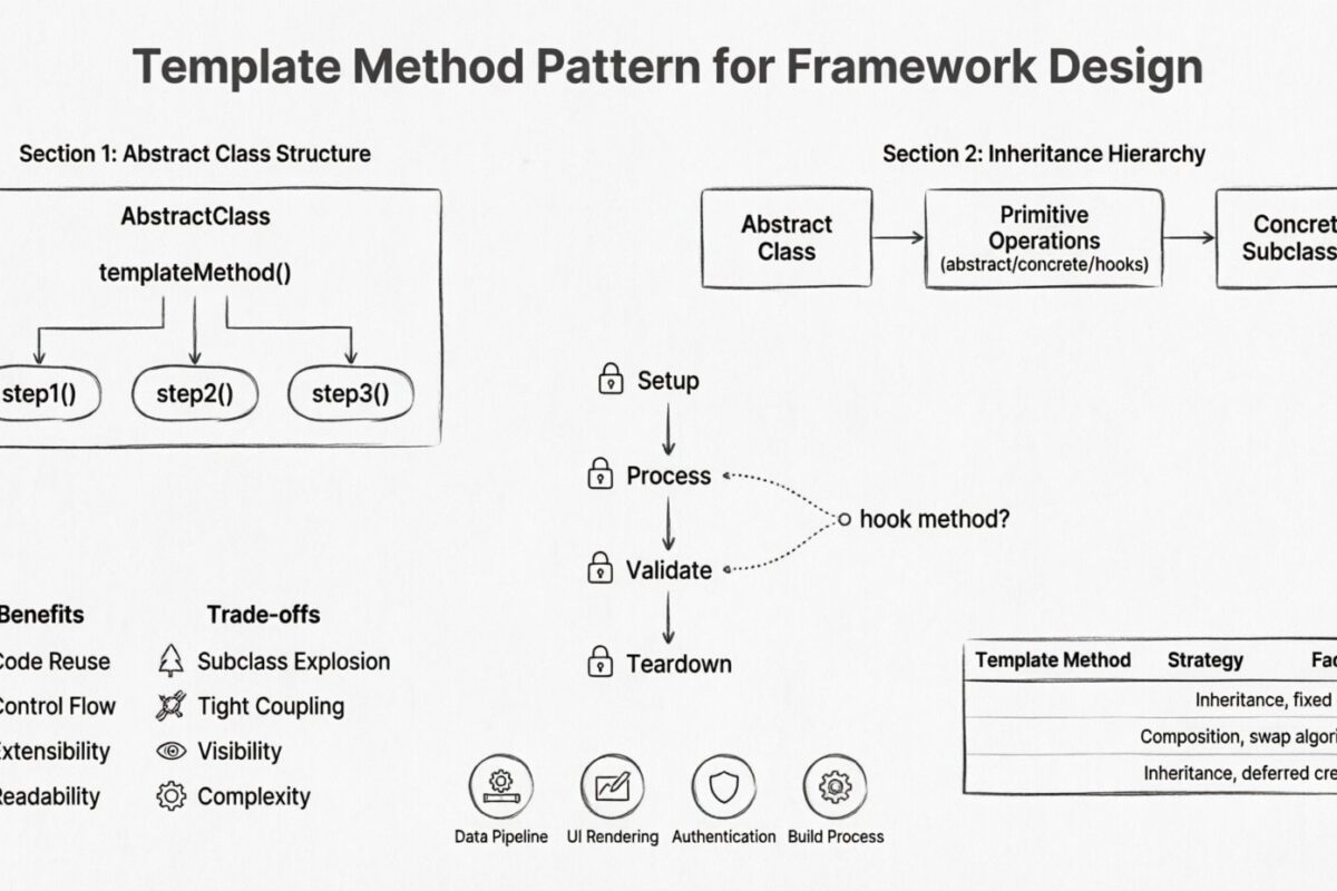 Guía OOAD: Patrón Método Plantilla para el Diseño de Frameworks
