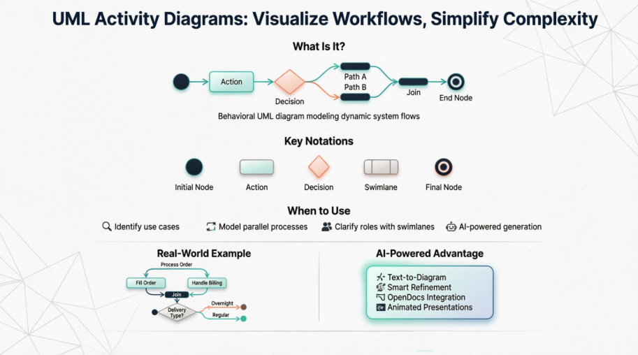 Desde diagramas de flujo hasta flujos de trabajo inteligentes: Mi viaje práctico con los diagramas de actividad UML