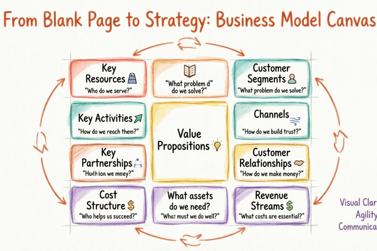 Du blanc à la stratégie : un guide pas à pas pour le Business Model Canvas