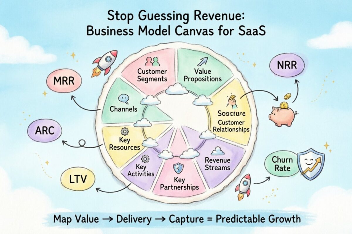 Arrêtez de deviner les revenus : une analyse des composants du Business Model Canvas pour les logiciels SaaS