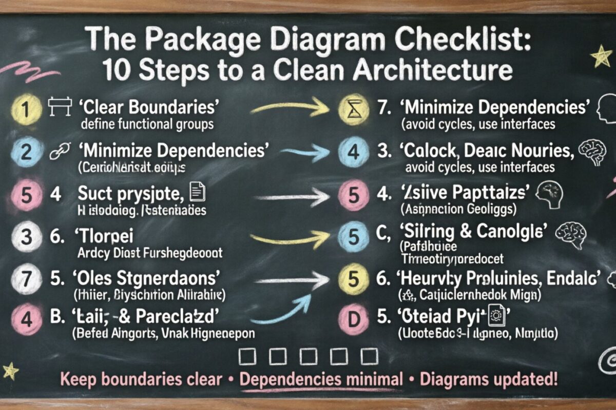 La checklist des diagrammes de paquetages : 10 étapes vers une architecture propre