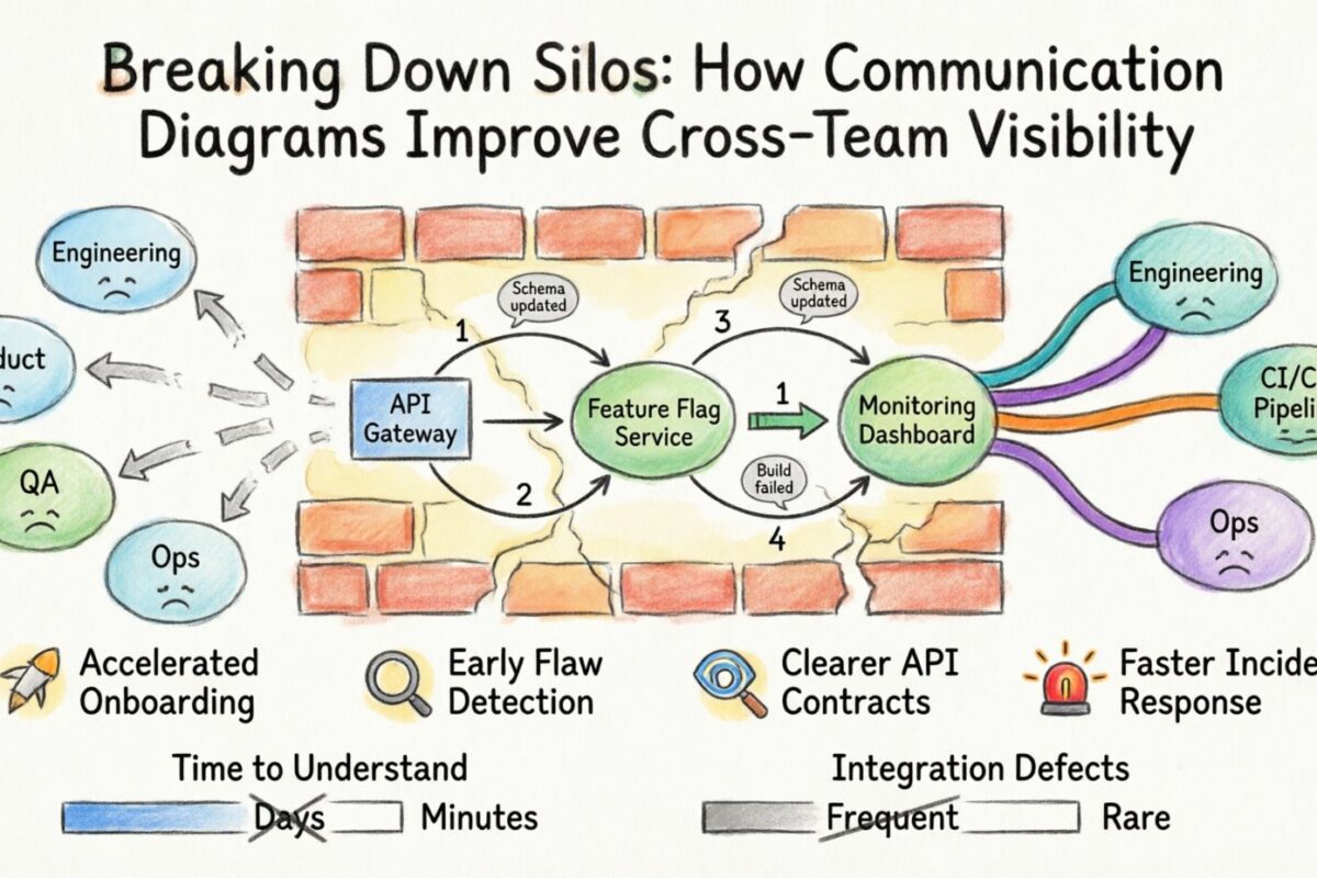 Abattre les silos : comment les diagrammes de communication améliorent la visibilité entre les équipes