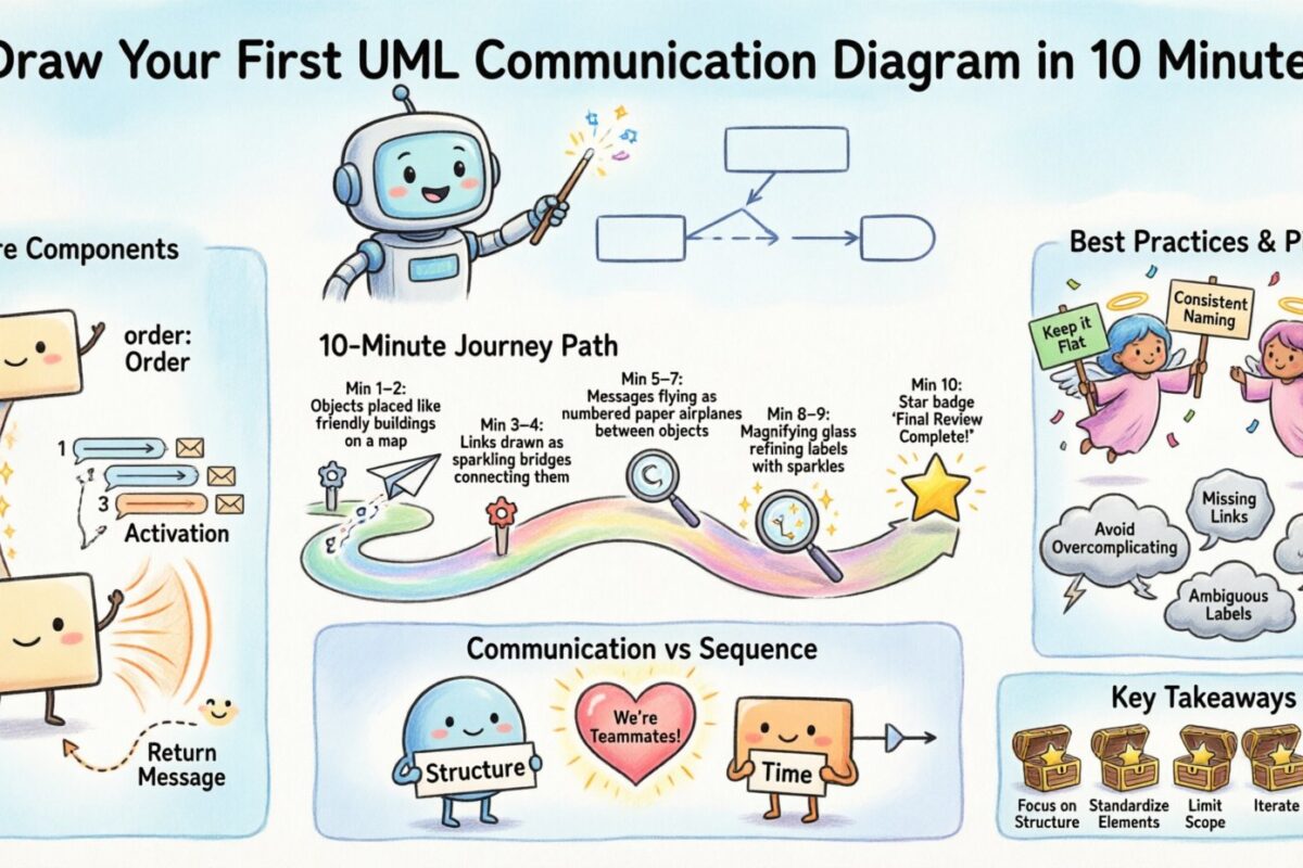 Démarrage rapide : Dessinez votre premier diagramme de communication UML en 10 minutes