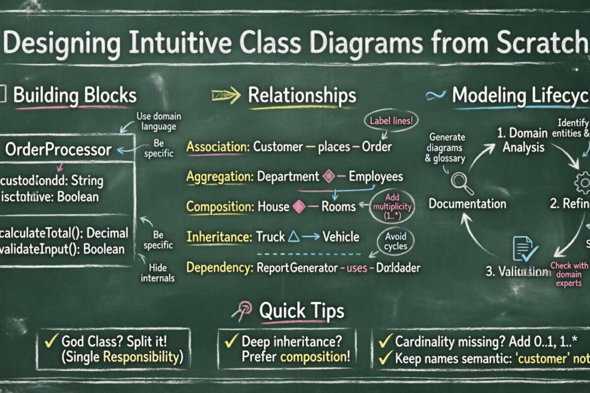 Panduan OOAD: Merancang Diagram Kelas yang Intuitif dari Nol