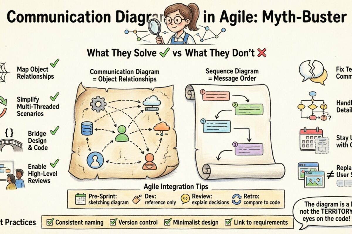 Pembantai Mitos: Apa yang Dipecahkan Diagram Komunikasi (dan Tidak) dalam Proyek Agile