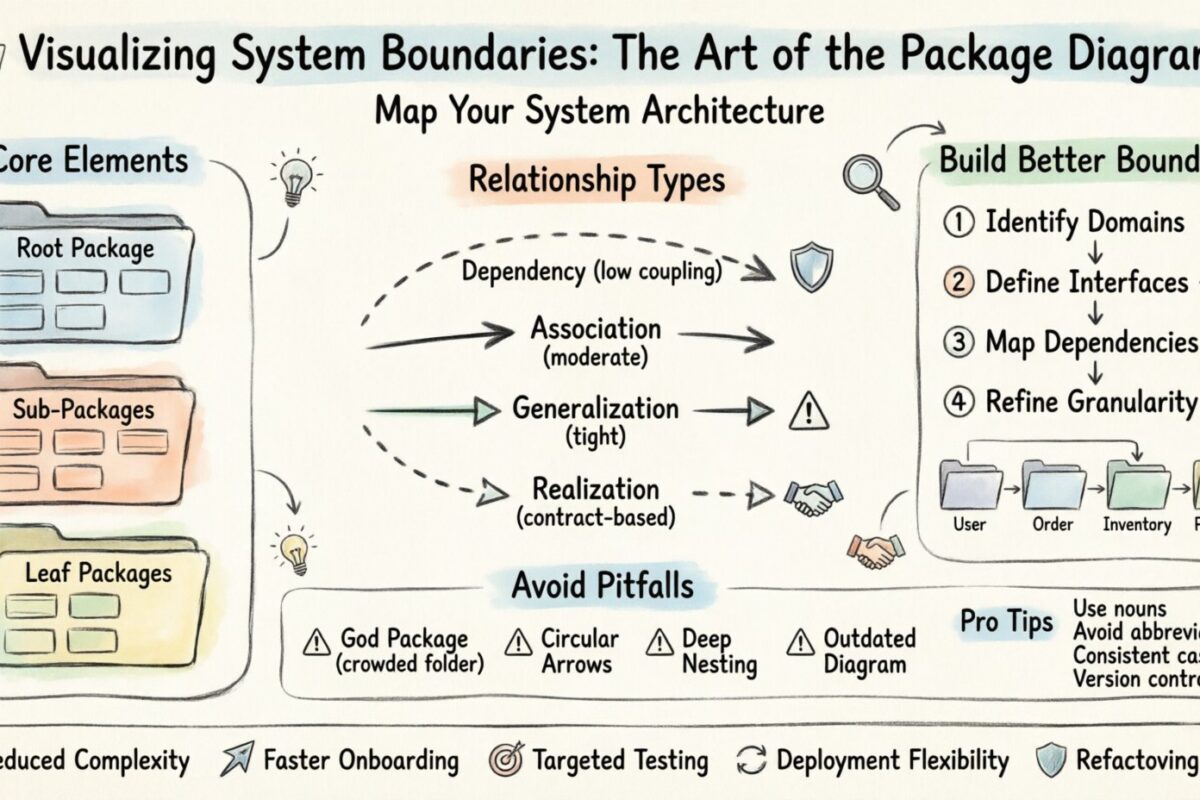 Memvisualisasikan Batas Sistem: Seni Diagram Paket