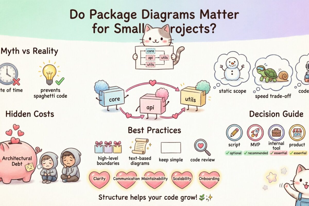 ミスリード解消：小さなプロジェクトにおいてパッケージ図は本当に重要なのか？