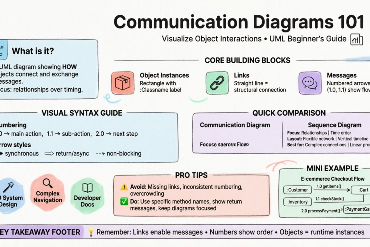 Como os Diagramas de Comunicação Funcionam na Prática: Uma Visão Definitiva para Iniciantes Como os Diagramas de Comunicação Funcionam na Prática: Uma Visão Definitiva para Iniciantes