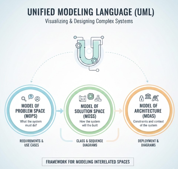 Hiểu về UML thông qua Ba Không Gian Mô Hình: Hướng dẫn về Vấn đề, Giải pháp và Kiến trúc với Tích hợp Visual Paradigm và AI Hiểu về UML thông qua Ba Không Gian Mô Hình: Hướng dẫn về Vấn đề, Giải pháp và Kiến trúc với Tích hợp Visual Paradigm và AI