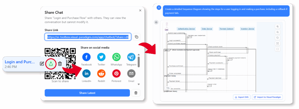 Why Sharing Chat History in Modeling Is a Game-Changer