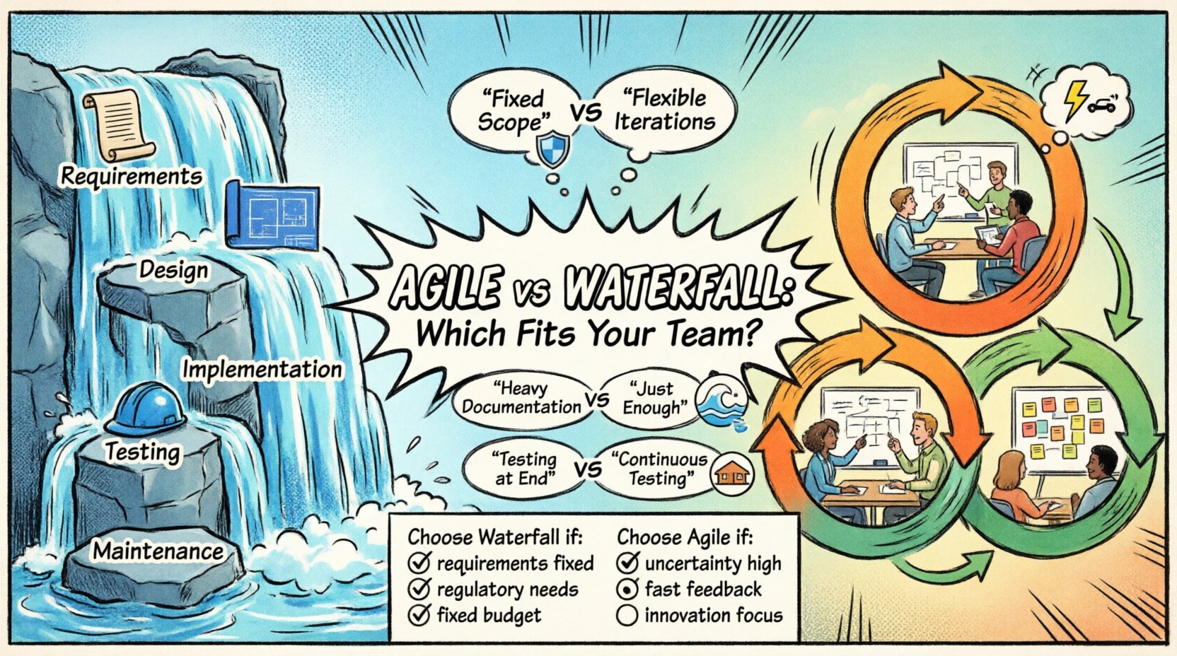 Agile vs Waterfall: Which Methodology Suits Your Team Best?