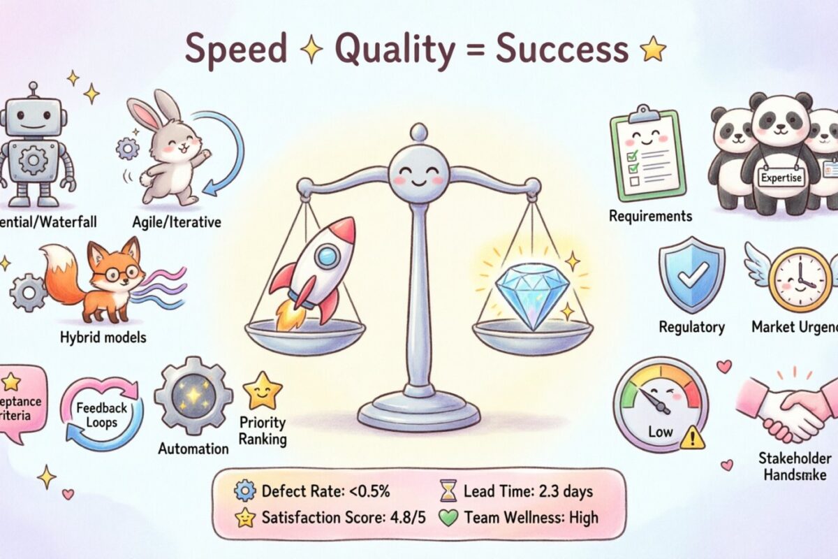 Project Management Guide: Balancing Speed and Quality in Methodology Selection