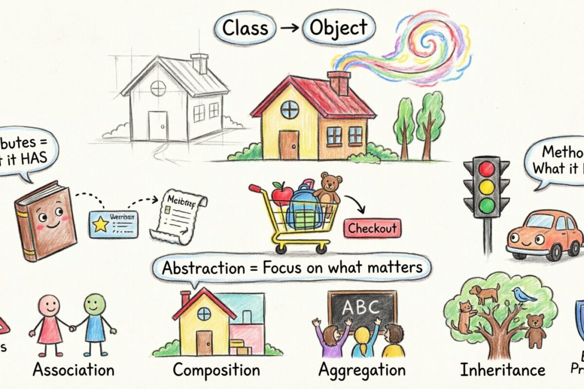 OOAD Guide: How Classes and Objects Map to Real World Problems
