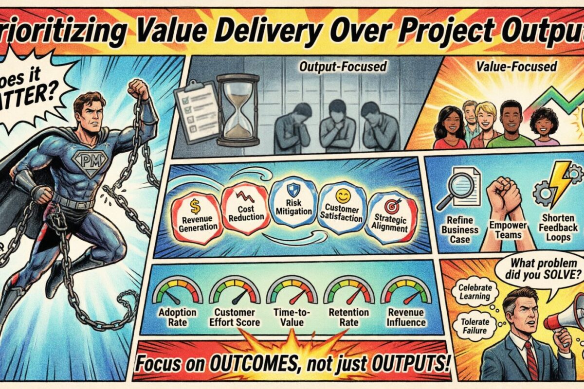 Project Management Guide: Prioritizing Value Delivery Over Project Outputs