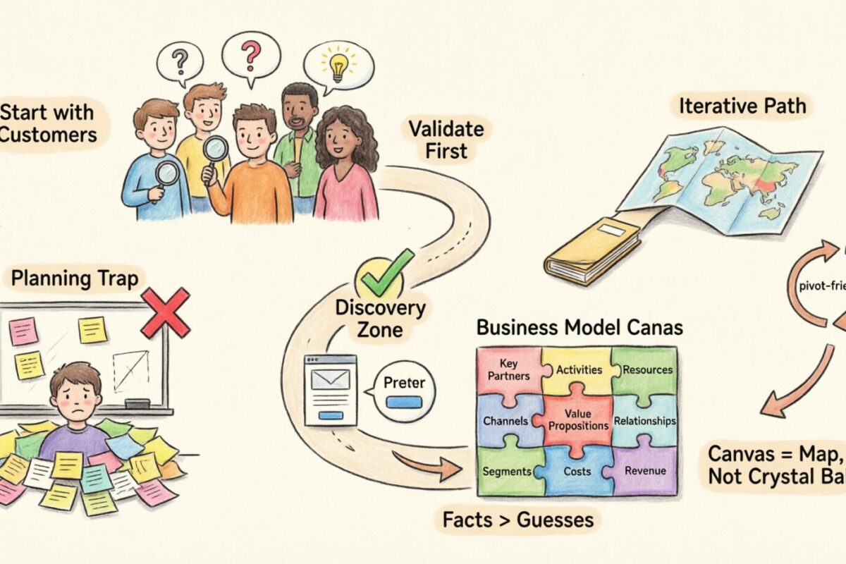 Myth-Buster: You Don’t Need a Full Business Model Canvas Before You Have Customers (Here’s Why)