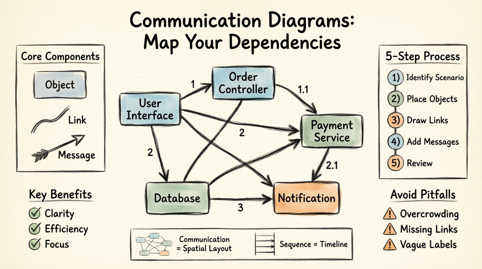 Visualizing Dependencies: A Practical Approach to Communication Diagrams