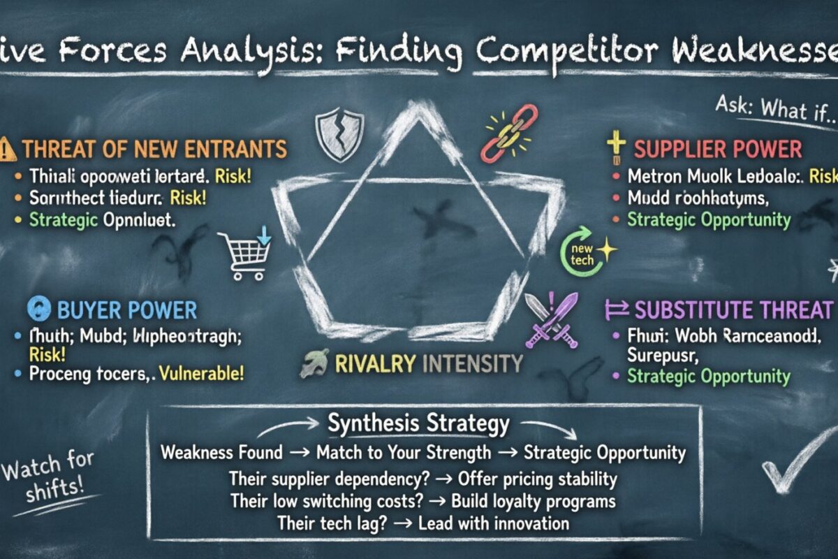 Five Forces Analysis Deep Drive: Uncovering Weaknesses in Your Competitor’s Model