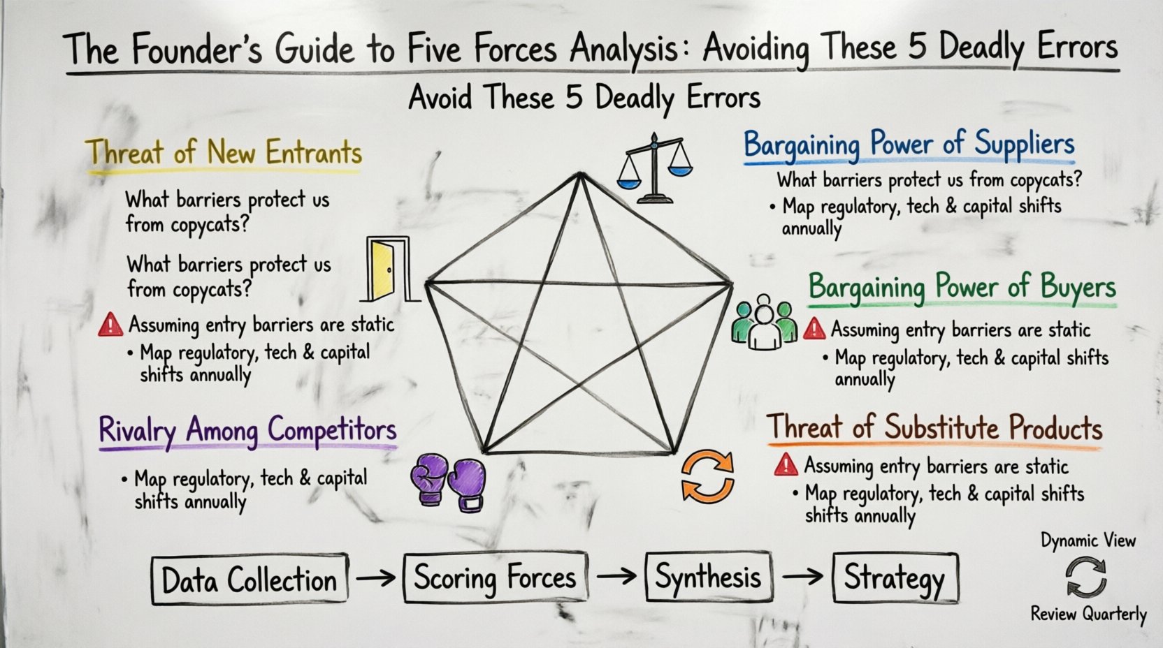 The Founder’s Guide to Five Forces Analysis: Avoiding These 5 Deadly Errors