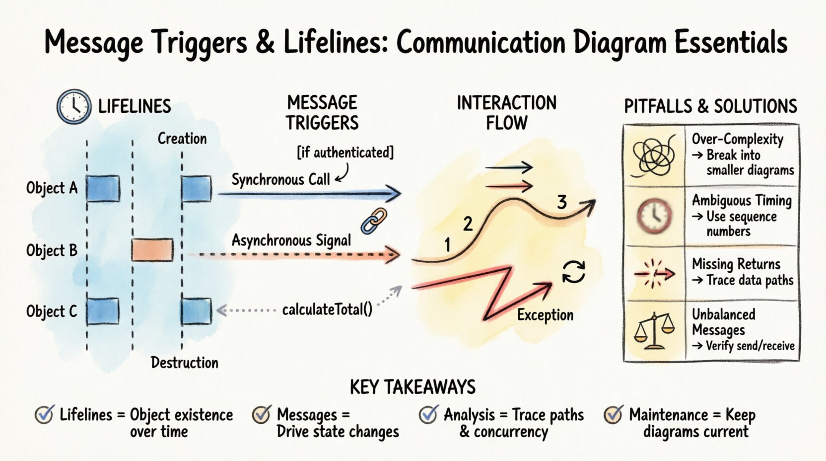 Deep Dive: Analyzing Message Triggers and Lifelines in Detail