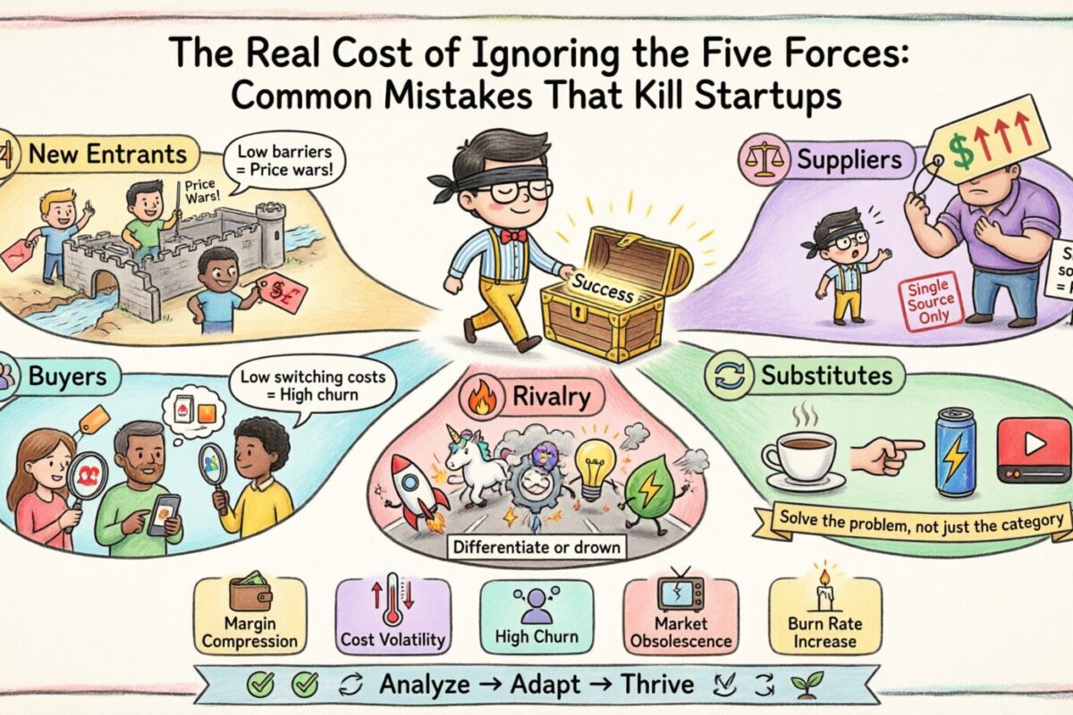 The Real Cost of Ignoring the Five Forces: Common Mistakes That Kill Startups