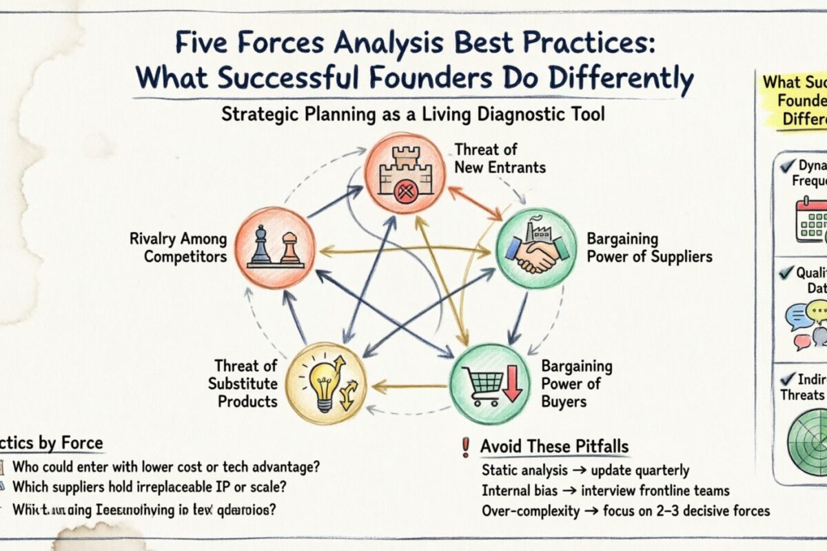 Five Forces Analysis Best Practices: What Successful Founders Do Differently