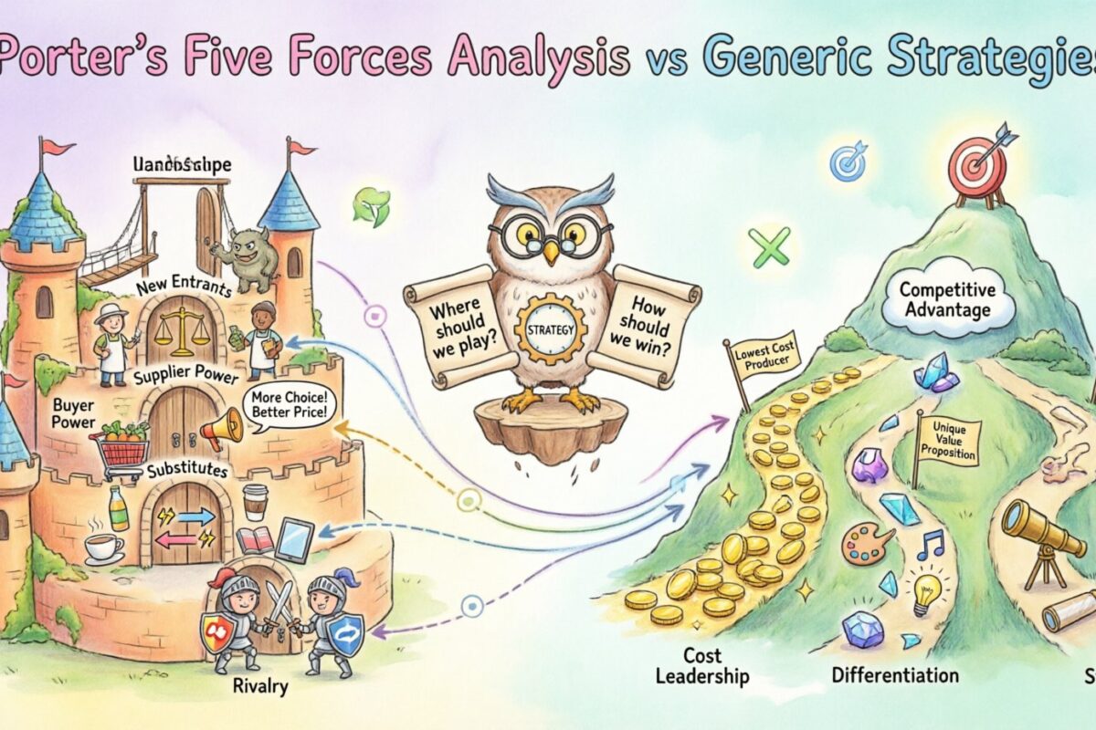 Five Forces Analysis Comparison: When to Use It Versus Porter’s Generic Strategies
