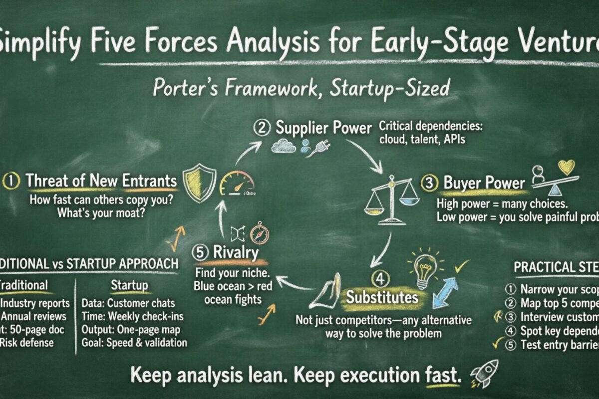 Is the Five Forces Analysis Too Complex? Simplifying It for Early-Stage Ventures