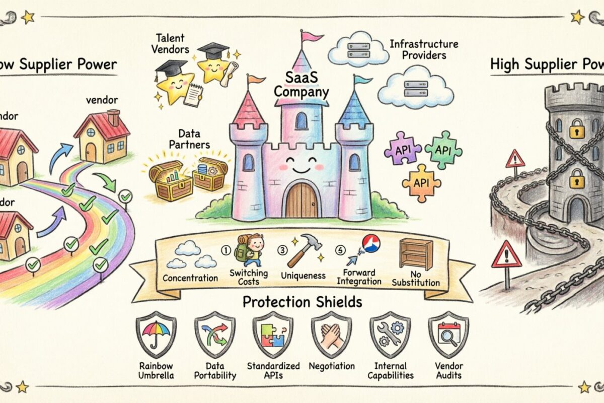 Five Forces Analysis Deep Dive: Understanding Supplier Power in the SaaS Era