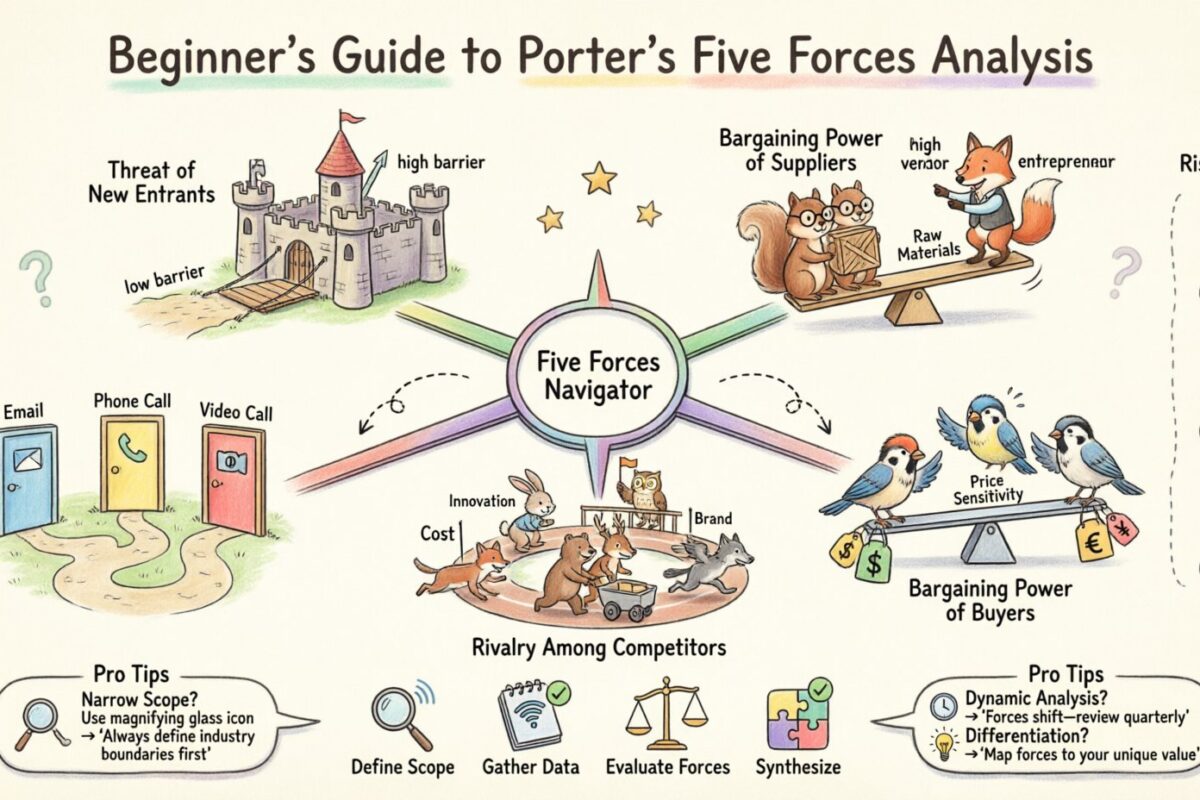 A Beginner’s Quick Start Guide to Applying Five Forces Analysis to Your Idea