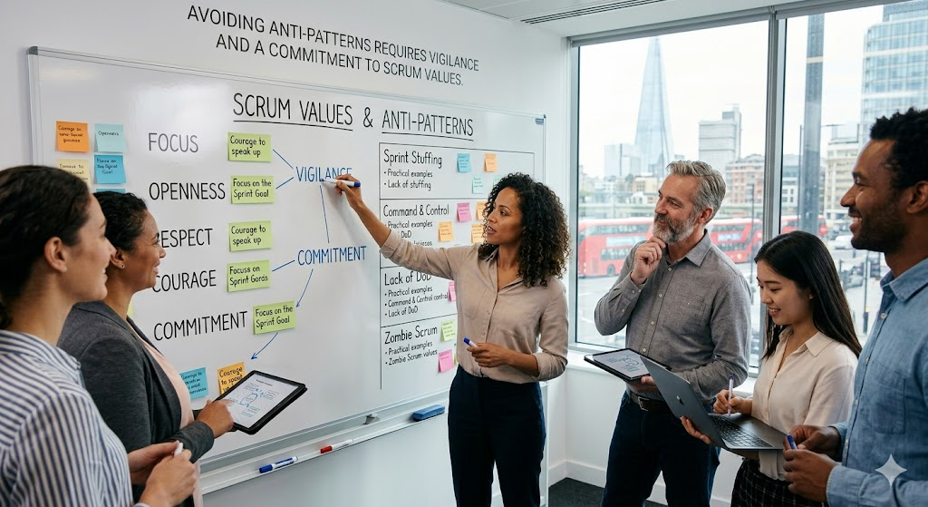 Avoiding anti-patterns requires vigilance and a commitment to Scrum values.