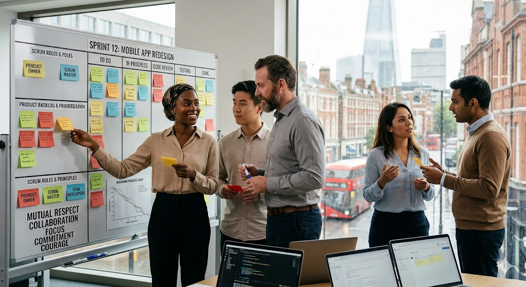 Clear roles and mutual respect are essential for a high-performing Scrum team.