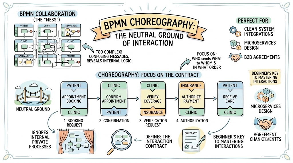 What is BPMN Choreography : by Visual Paradigm BPMN